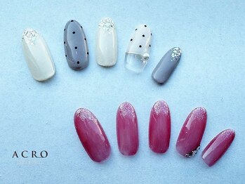 アクロネイル アンド アイ(ACRO NAIL&EYE)の写真/季節感を取り入れた最旬デザインが多数！お好みのデザインがきっと見つかる♪お得な低額コースも◎