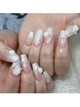 クイーンズビューティーサロン 新宿本店(Queen's beauty salon)/長さだし　花　パラジェル