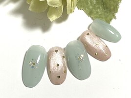 Valentineスイートミントネイル