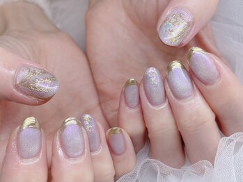 ティンク センター南 アイラッシュアンドネイル (Tink eyelash＆nail)の写真/ 【定額Cコース(120分)¥10000】パーツ配置変更OK＆300種類のカラーからお選びいただけます◎