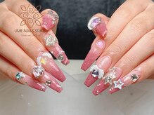 ウメネイルスタジオ(UME NAIL STUDIO)/長さだしやり放題×つけ放題