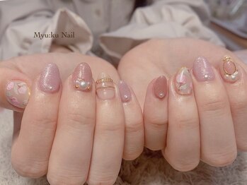 ミュークネイル(Myu:ku Nail)/チューリップ×リングネイル