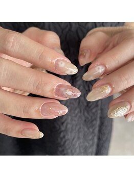 リノ 大阪本町店(lino)/ニュアンスネイル【4.18】