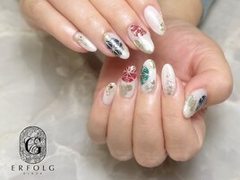 お正月×雪の結晶デザイン☆