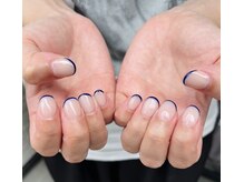 ハズグラスネイル(Haze Grass nail)/フレンチネイル