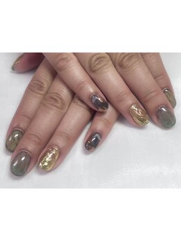 ショートネイルデザインが豊富