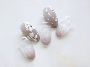 ルシェルアイ/フラワー☆くすみカラー☆和柄