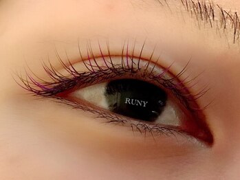 アイラッシュ ルニー(eyelash RUNY)/ニュアンスカラー4色mix100本