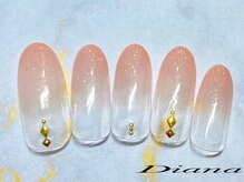 ディアナ ひたちなか高場店(DIANA)/定額ネイル　6600円　B‐032