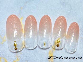 ディアナ ひたちなか高場店(DIANA)/定額ネイル 6600円 B‐032