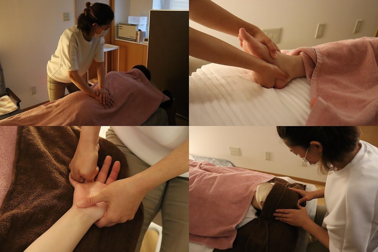 全身60分+ヘッドorハンドorフット30分　8000円