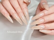 アリサネイル(ALISA NAIL)/チップスカルプ☆ラメワンカラー