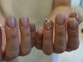 ニュアンスネイル/フラワー