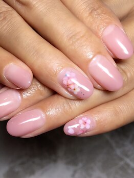 レディグリッター(Lady glitter)/桜ネイル