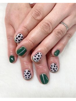 はあとねいる 宇都宮御幸ヶ原店/アニマル柄ネイル