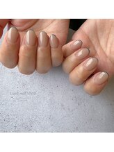 リアンスネイル ヴィヴィッド 岡山店(LianS nail ViViD)/ワンカラー＋ライン