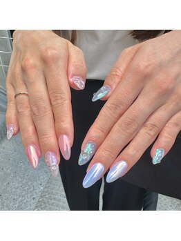 サランネイル(sarang nail.)/ミラーネイル