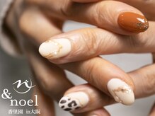 ノエル(Noel)/マット 牛柄ネイル