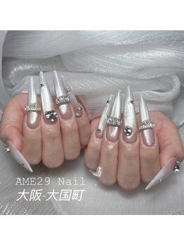 エイミ29ネイル(AME29 Nail)の写真/【コンプレックス解消◎】爪の薄さ,深爪,フォルムにこだわり自然な長さだし♪ショート～ロングまでお任せ♪
