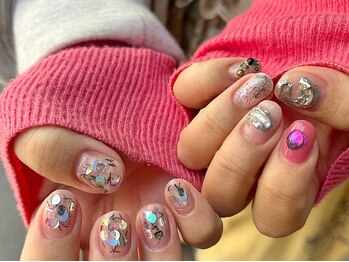 アトリエループ(atelier Loop by shiho)/キラキラネイル