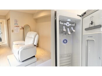 エン 新宿(enne.)の写真/［新宿メンズ眉毛サロン］最新衣類ケア家電導入も好評◎施術中に衣類のクリーニング 仕事帰りに人気◎