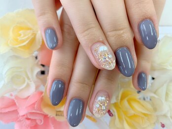 ディーネイル 天王寺(D-nail)/[中村]１本ずつキラキラネイル