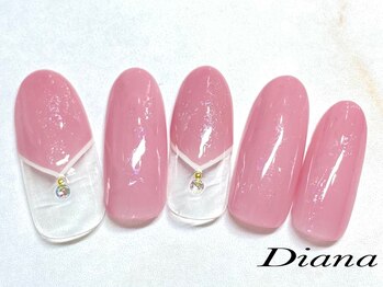 ディアナ ひたちなか高場店(DIANA)/定額ネイル 6600円 B‐022