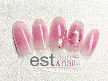 エストラッシュアンドネイル 銀座店(est lash&nail)/サクラチークネイル