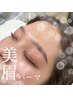 【メイクの時短に】アイブロウパーマ(wax・間引き込み)¥5500