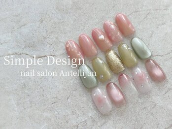 ネイルサロンアンテリジャン 大宮(Antellijan)/定額シンプルコース6980円
