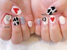 ★heart nail ¥7500