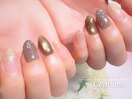 お客様ネイル★晩夏ネイル定額