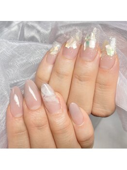 クリーク(CREEK)/アシメ・スカルプシェル・グラデ