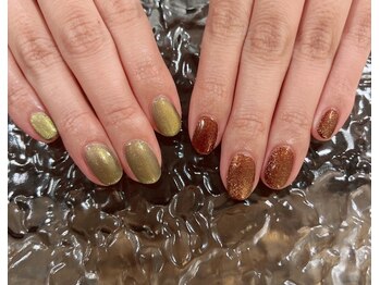 ネイルサロン リスタ(Rista)/マグネット　シンプル　ワンカラ