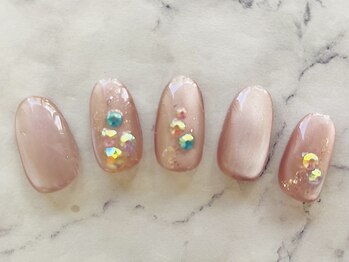 サローネ レジーナ(salone Regina)/埋め尽くし/宝石ネイル