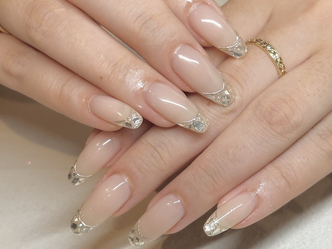 32))シンプルネイル フレンチガーリー ニュアンスネイル ホワイトネイルチップ 32))シンプルネイル フレンチガーリー ニュアンスネイル ホワイト