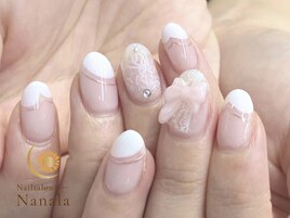 ミラーフレンチリボンブライダル