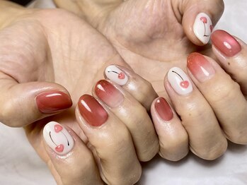 ジェムネイル(Jem Nail)/ハートチェリーネイル