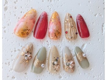 ジュネルの写真/花嫁様/成人式/ライブ/推し活Nail等Only Oneが得意な人気店♪デザインや予算もしっかり相談♪SNS画像持込OK