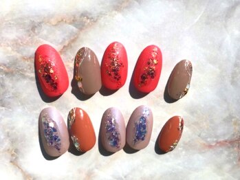 ネイルサロン ブリオン(Nail Salon Bullion)/クリアオーロラネイル