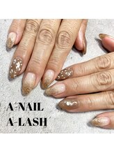 エーネイル エーラッシュ(A-NAIL A-LASH)/定額ネイル【倉敷】