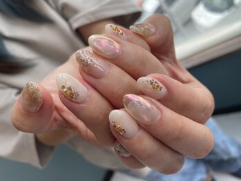 サナ(SANA)の写真/★大人気のワンカラーorラメグラ¥4500あなたのお好みの長さやデザインでなりたいを叶える★