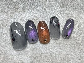 10月定額　ハロウィンネイル