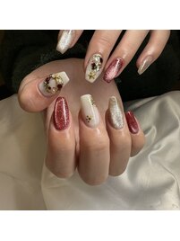 クリスマスネイル