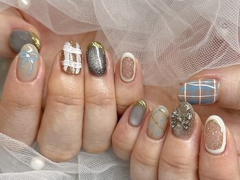 ティンク センター南 アイラッシュアンドネイル (Tink eyelash＆nail)の写真/【持ち込みデザイン120分¥8000～】イベントの多い時季だからこそ手描きアートで周りと差を付けて♪