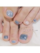 アトリエ プラス リム(atelier +LIM)/涼し気水色フット