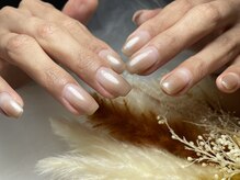 サロンドフォーエイチ(salon de 4H)/パールベージュで上品グラデ♪