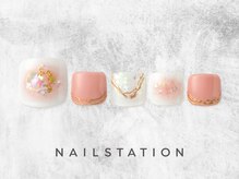 ネイルステーション ルミネ北千住店(NAIL STATION)/キュートネイル／パラジェル