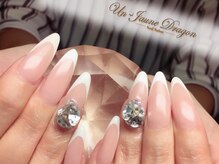 アン ジョーヌドラゴ/ロング☆フレンチネイル