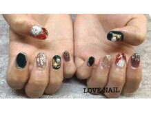 ラブネイル(LOVE NAIL)/成人式ネイル